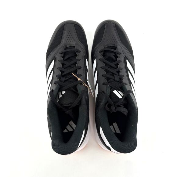 Adidas Men's Core Black Cloud White Ligra 8 Indoor Shoes Size 14 - Picture 5 of 12